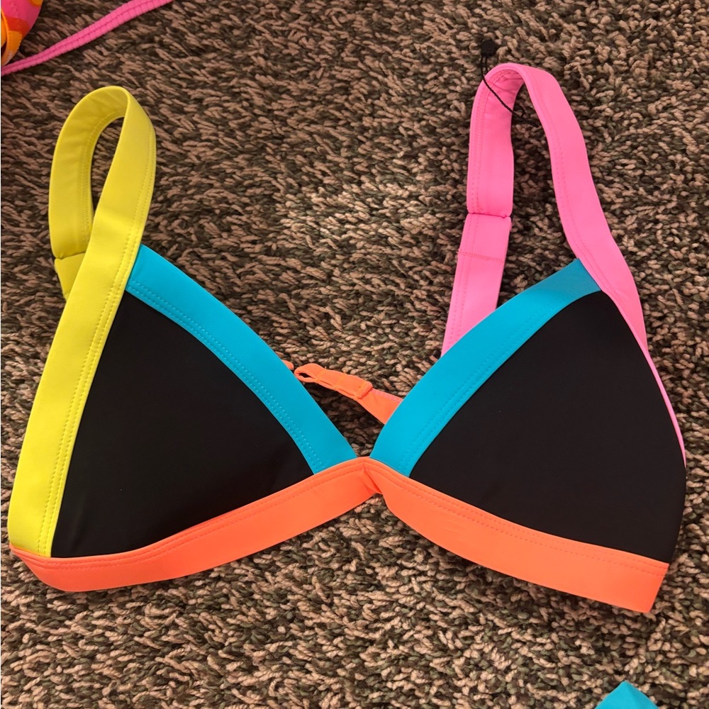 Colorful oneoneswim Bikini Top (no longer sold)